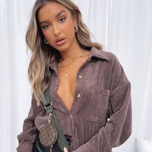 White Fox Boutique Button Up